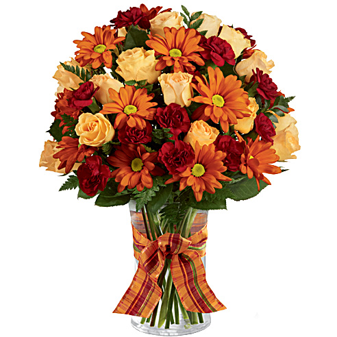 The FTD® Golden Autumn™ Bouquet - VASE INCLUDED