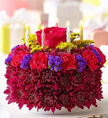 Birthday Flower Cake® Purple