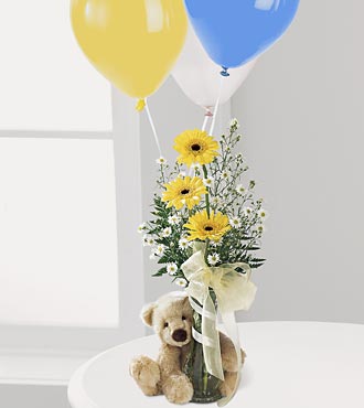 Welcome™ Bear Bouquet