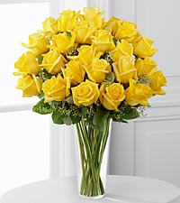 The Yellow Rose Bouquet by FTD® - VASE INCLUDED