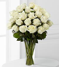 The White Rose Bouquet by FTD® - VASE INCLUDED