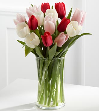 Here in My Heart Valentine Tulip Bouquet