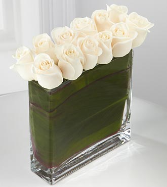 Eloquent™ White Rose Bouquet