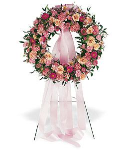 Respectful Pink Wreath.